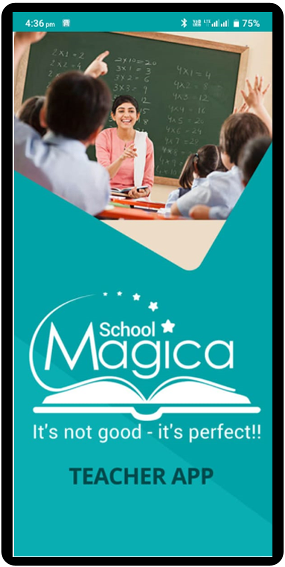 Mobile app interface for staff and administrators